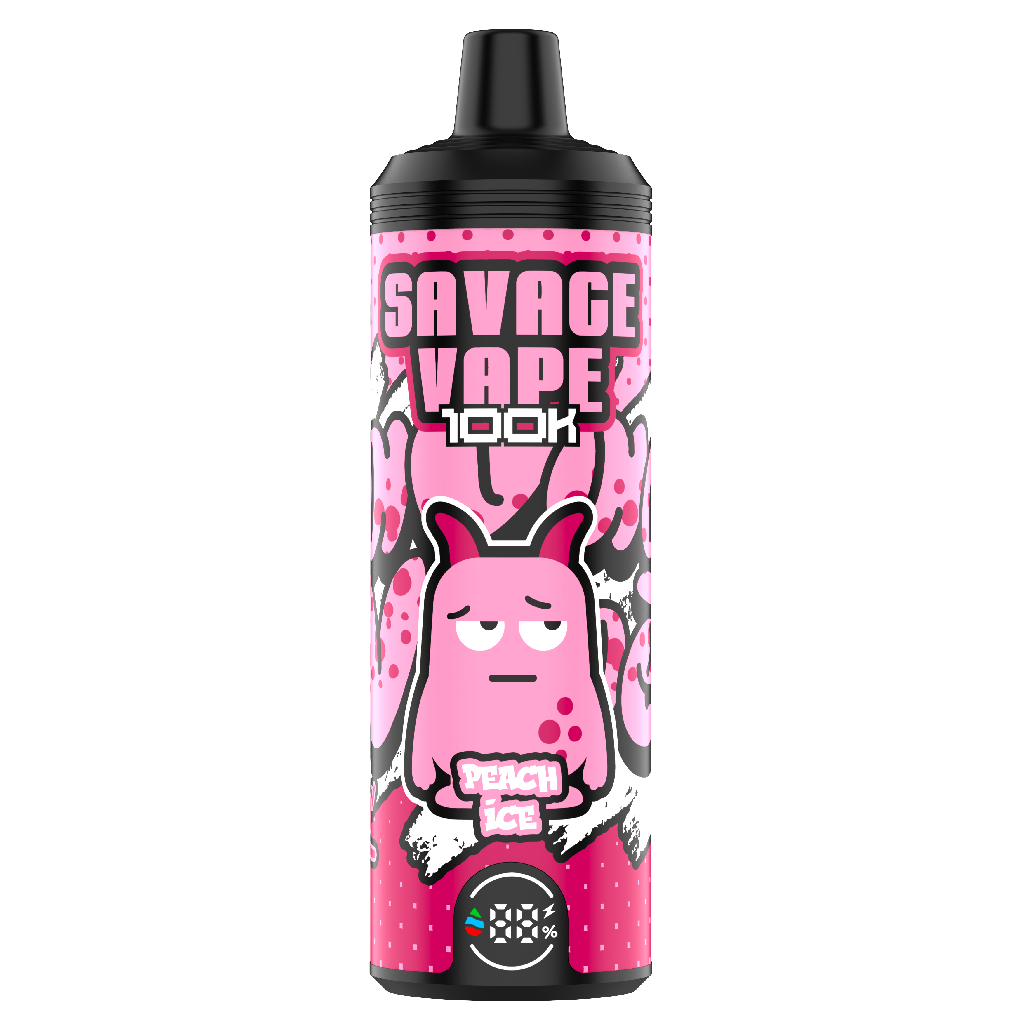 EU ENTREPORT ORIGINAL SAVAGE VAPE MTL 100000 PUSP 80000 65000 VACTORE ÉLECTRONIQUE VACTER DOUIL MESH COIL 50 ML E-LIQUIDE VAPE VAPE 100K 80K 65K-PEACH Ice