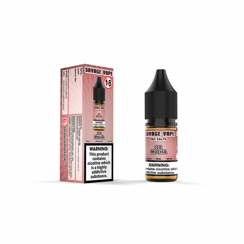 Savage Vape Ice Mocha Nic Salt E-liquide 20 mg 2 ml TPD