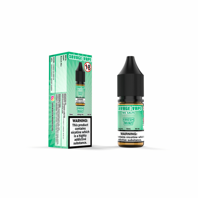 Savage Vape Fresh Mint Nic Salt E-liquide 20 mg 2 ml TPD