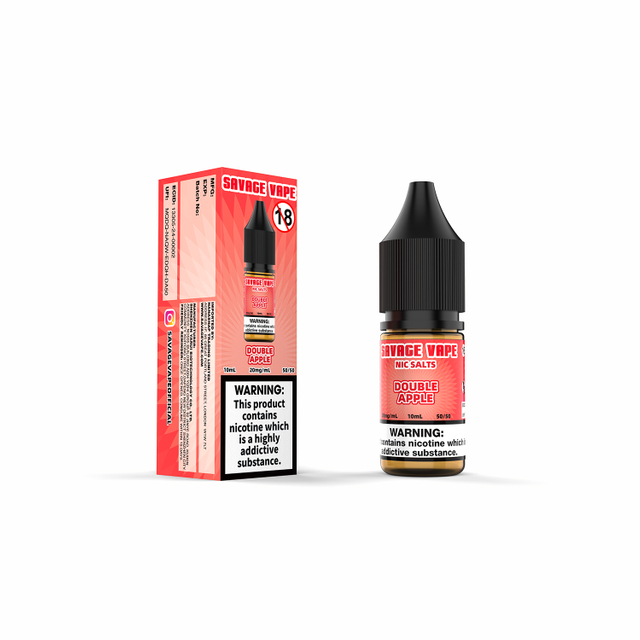 Savage Vape Double Apple Nic Salt E-liquide 20 mg 2 ml TPD