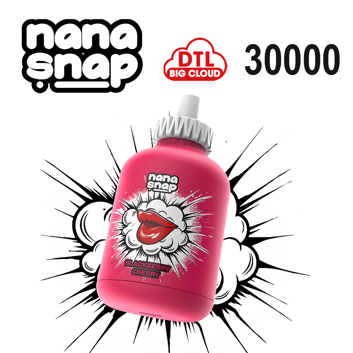 DTL BIG SMOKE VAPE NANASNAP 30000 BOFFÉES