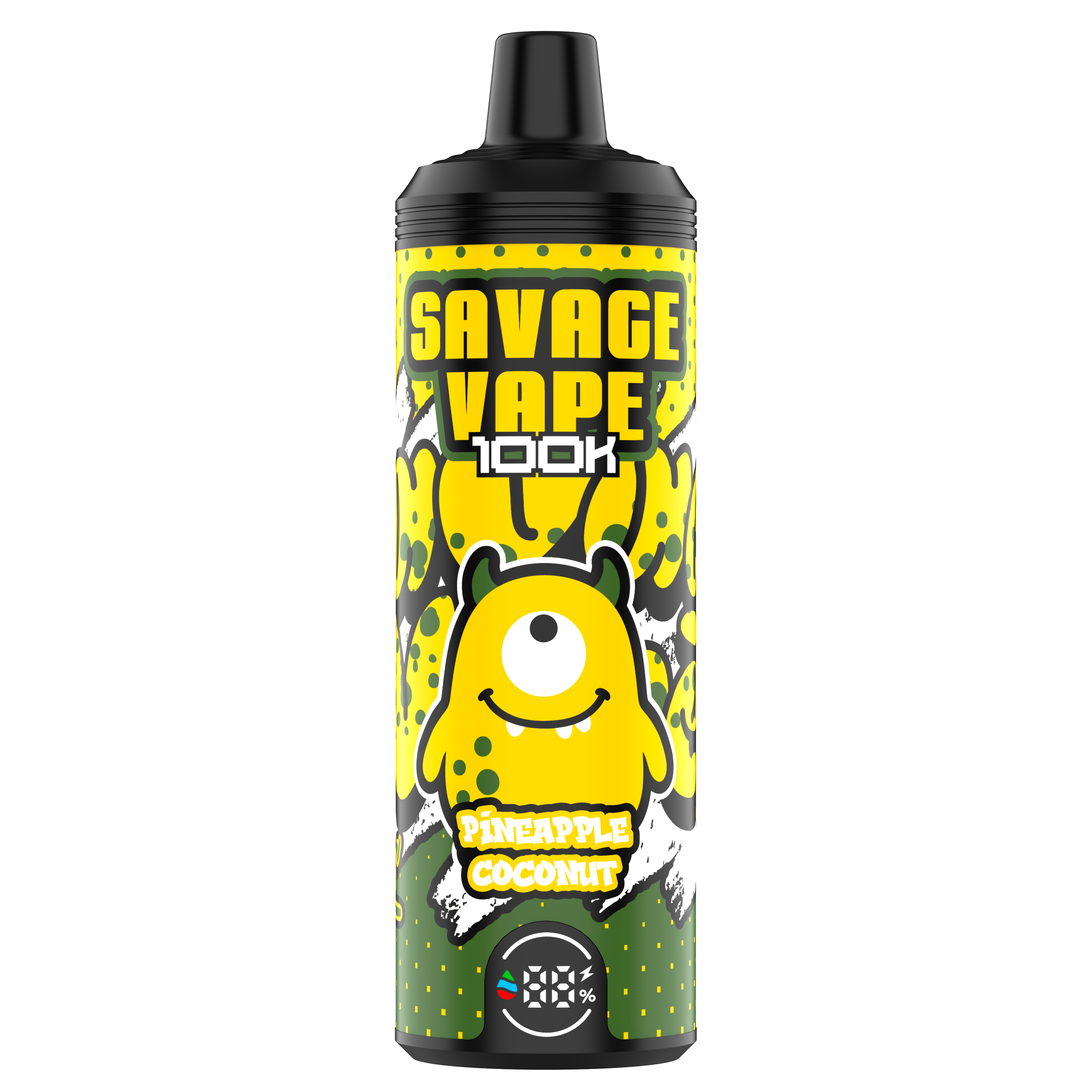 EU ENTAGEMENT ORIGINAL VAPE SAVAGE MTL 100000 PUFF 80000 65000 VACTORE ELECTRONIQUE VACTER DOUBLE MAISE COUIL 50 ML E-LIQUIDE VAPE VAPE 100K 80K 65K-PINEAPLE COCON