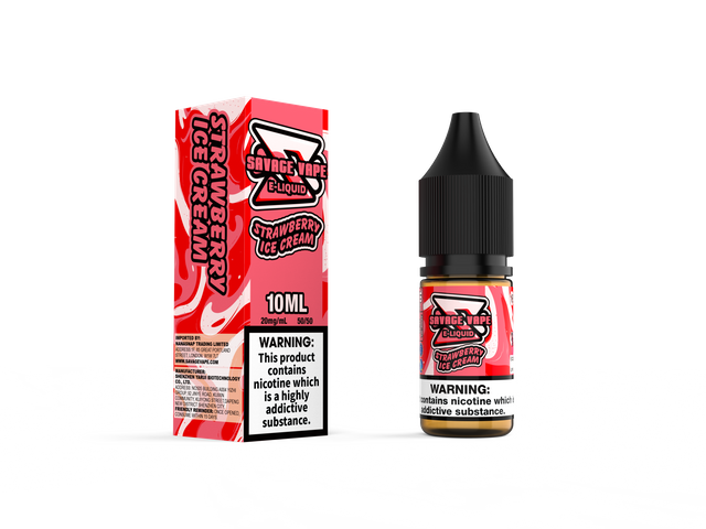 Vape Savage E liquide 2 mg de nicotine Salt 10 ml TPD- PIEAPLE COCONUT MAIS